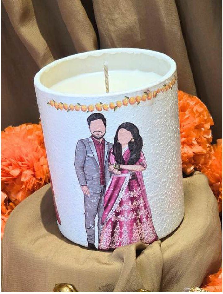 Candle in a Glass, Wedding