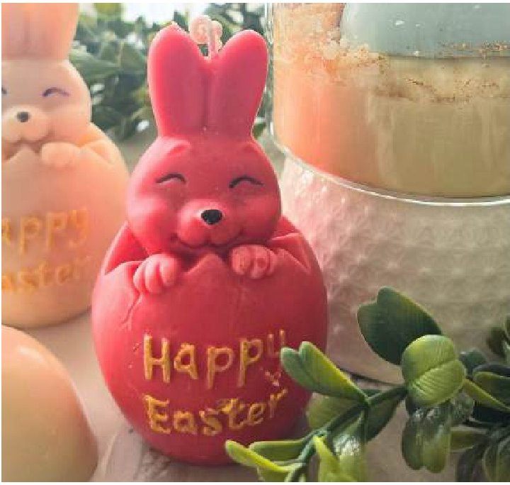 Easter Bunny Candle