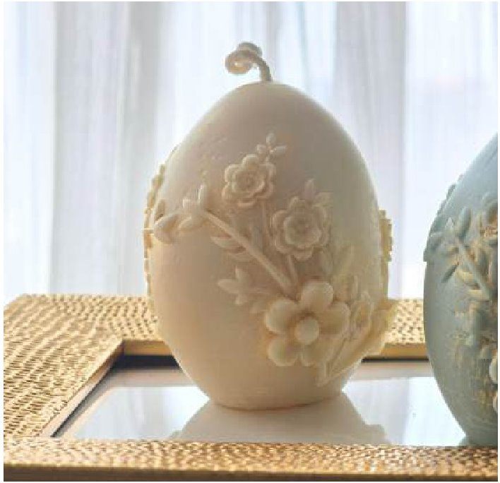 Easter Egg Candles (Set of 2)