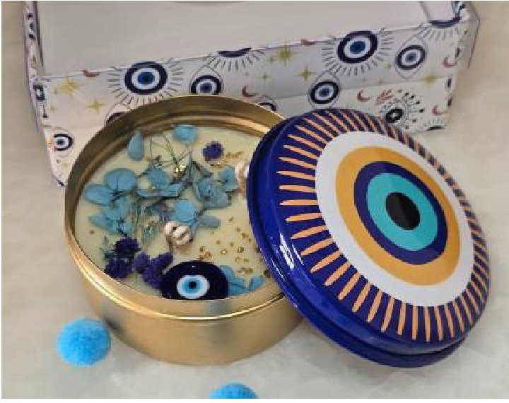 Evil Eye Box Candle
