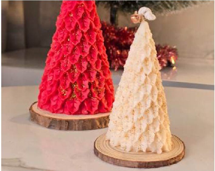 Christmas Tree Candle (Leafy)
