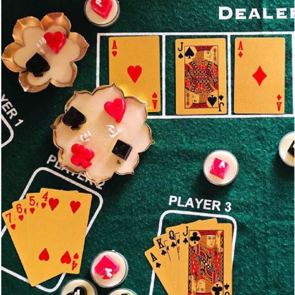 Poker Night Candle Set