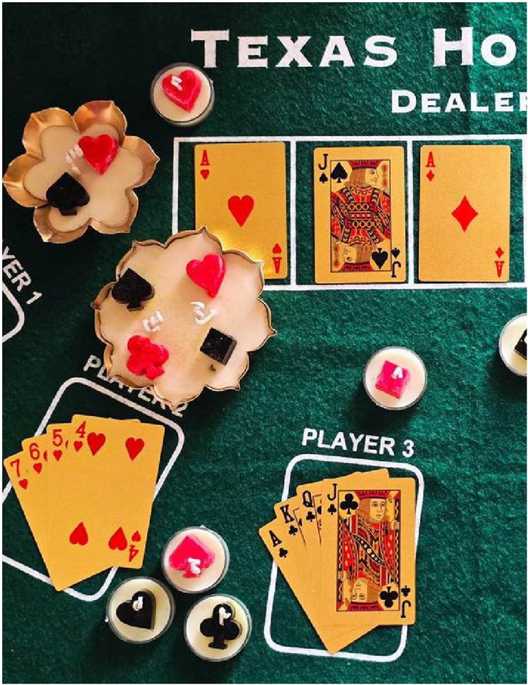 Poker Night Candle Set