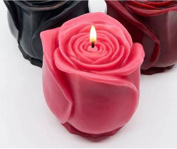 Rose Bud Candle (Large)
