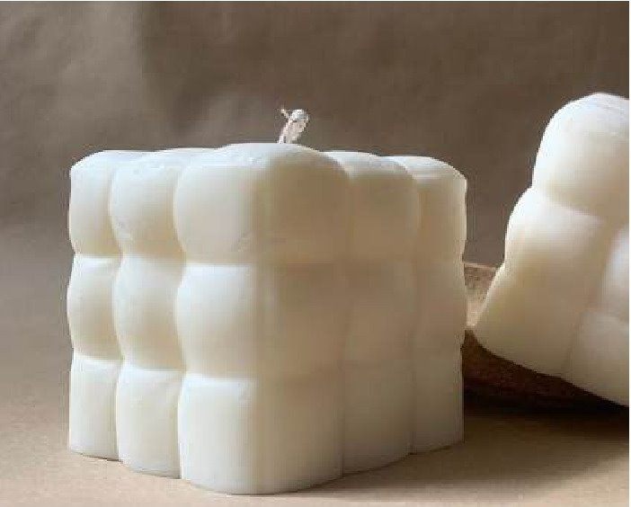Rounded Cube Candle