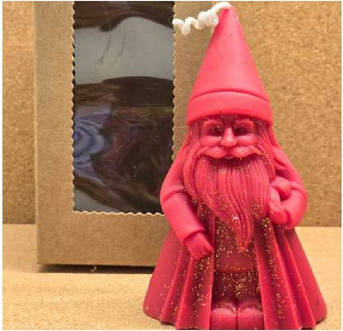 Tall Santa Candle
